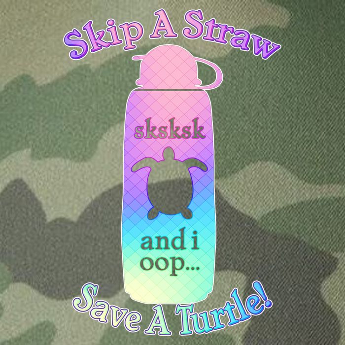 Skip A Straw Save A Turtle Sksksks Legacy Tie Dye Trucker Hat