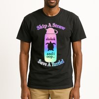 Skip A Straw Save A Turtle Sksksks Tall T-Shirt