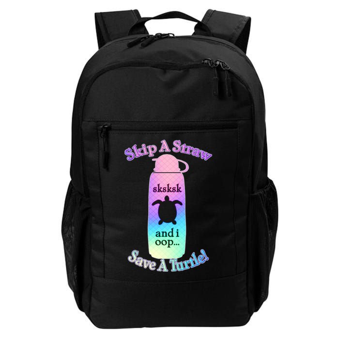 Skip A Straw Save A Turtle Sksksks Backpack