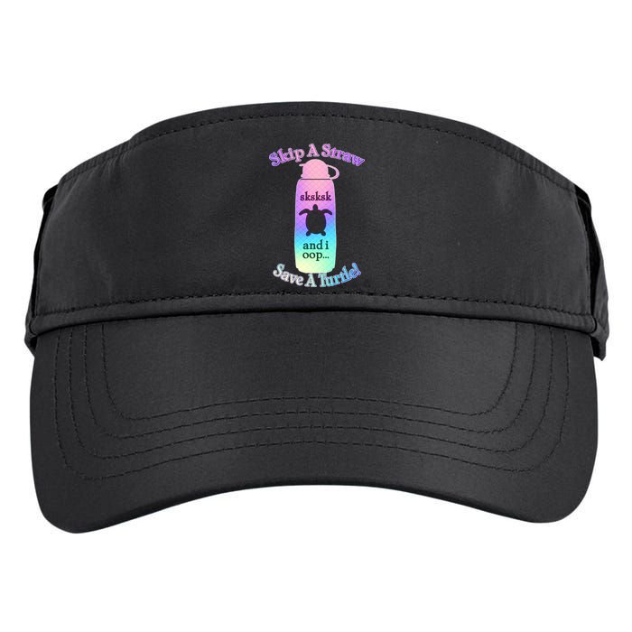 Skip A Straw Save A Turtle Sksksks Adult Drive Performance Visor