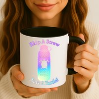 Skip A Straw Save A Turtle Sksksks Mug