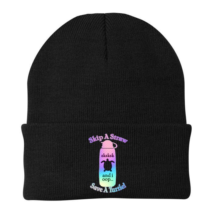 Skip A Straw Save A Turtle Sksksks Beanie