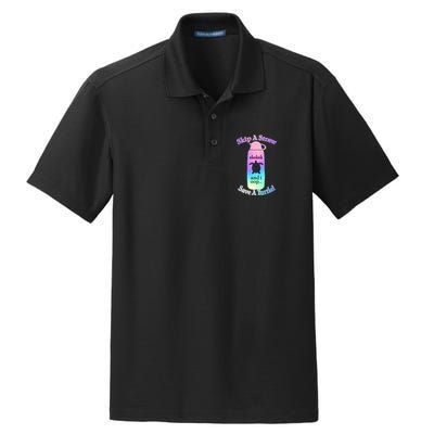 Skip A Straw Save A Turtle Sksksks Dry Zone Grid Polo