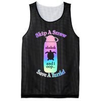 Skip A Straw Save A Turtle Sksksks Mesh Reversible Basketball Jersey Tank