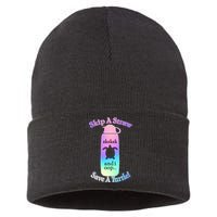 Skip A Straw Save A Turtle Sksksks Sustainable Knit Beanie