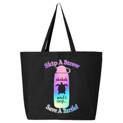 Skip A Straw Save A Turtle Sksksks 25L Jumbo Tote
