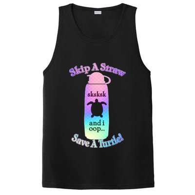 Skip A Straw Save A Turtle Sksksks PosiCharge Competitor Tank