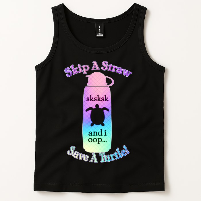 Skip A Straw Save A Turtle Sksksks Tank Top