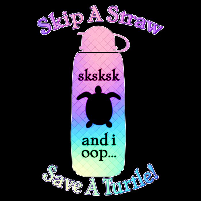 Skip A Straw Save A Turtle Sksksks Tank Top
