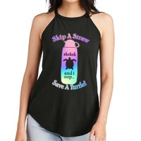 Skip A Straw Save A Turtle Sksksks Women's Perfect Tri Rocker Tank