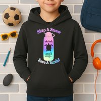Skip A Straw Save A Turtle Sksksks Kids Hoodie