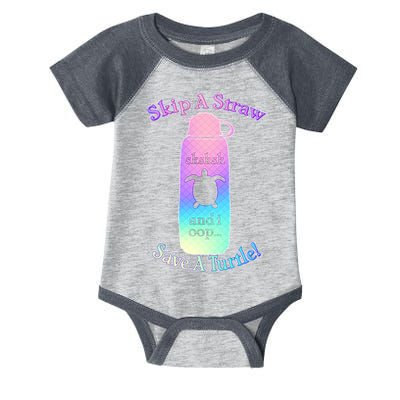 Skip A Straw Save A Turtle Sksksks Infant Baby Jersey Bodysuit