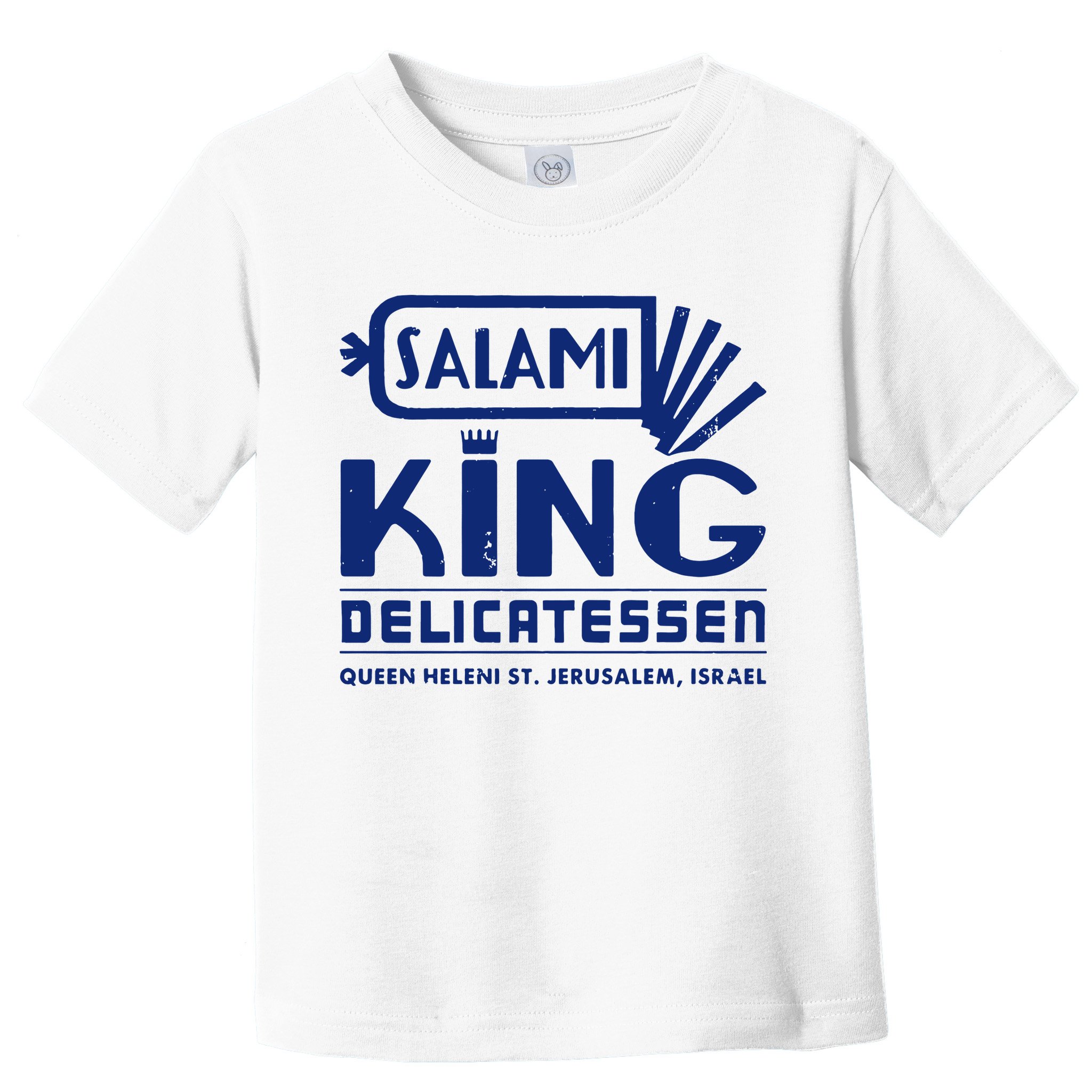 Salami King Jewish Deli T Shirt Jerusalem Israel T Shirt Delicatessen T Shirt Toddler T-Shirt