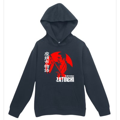 Shintaro Katsu Japan Retro Samurai Movie Zatoichi The Blind Swordsman Urban Pullover Hoodie