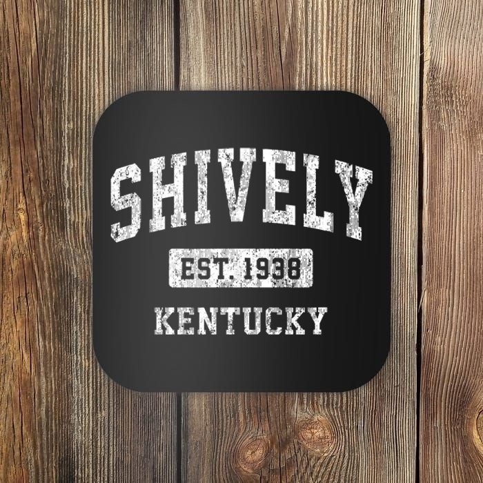 Shively Kentucky Ky Vintage Sports Established Coaster