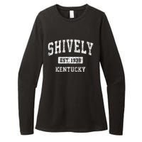 Shively Kentucky Ky Vintage Sports Established Womens CVC Long Sleeve Shirt