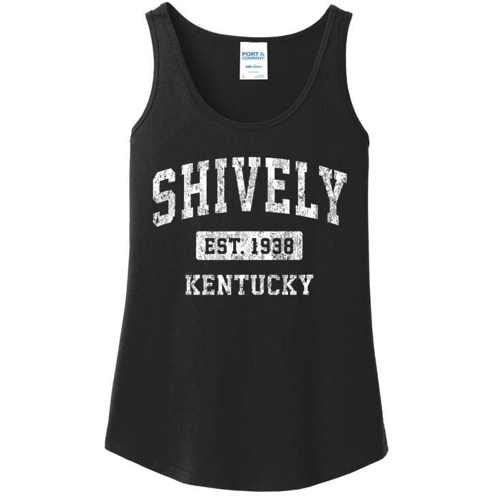 Shively Kentucky Ky Vintage Sports Established Ladies Essential Tank