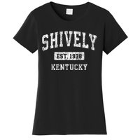 Shively Kentucky Ky Vintage Sports Established Women's T-Shirt