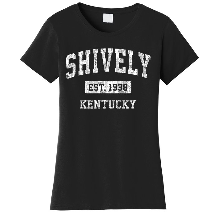 Shively Kentucky Ky Vintage Sports Established Women's T-Shirt