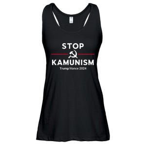 Stop Kamunism Kamala Harris 2024 Trump Vance Supporters Ladies Essential Flowy Tank