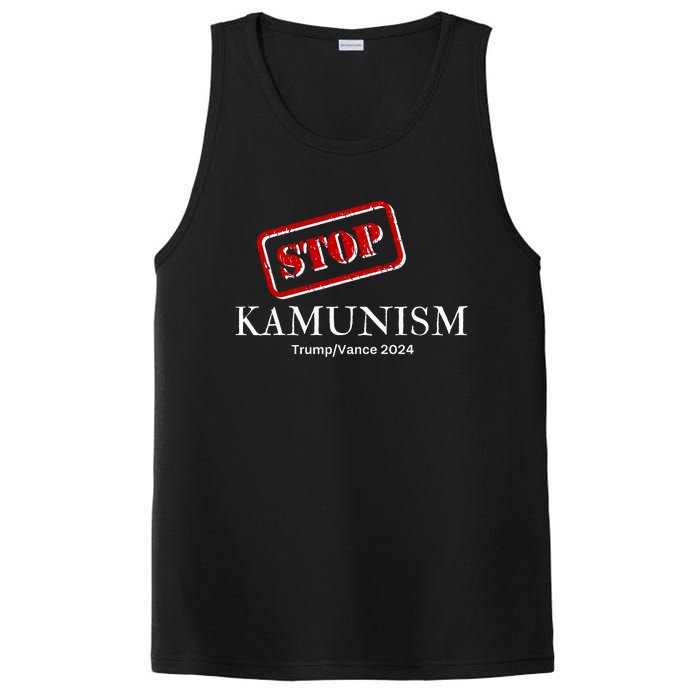 Stop Kamunism Kamala Harris 2024 Trump Vance Supporters PosiCharge Competitor Tank