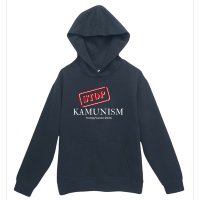 Stop Kamunism Kamala Harris 2024 Trump Vance Supporters Urban Pullover Hoodie