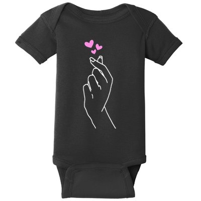 Saranghae Korean Kdrama Lovers Baby Bodysuit
