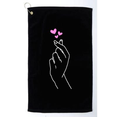 Saranghae Korean Kdrama Lovers Platinum Collection Golf Towel