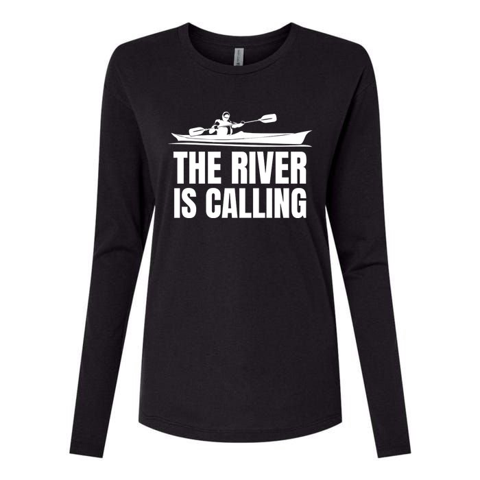 Sea Kayaking Kayaker With An Ocean Kayak Gift Womens Cotton Relaxed Long Sleeve T-Shirt