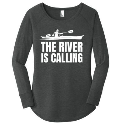 Sea Kayaking Kayaker With An Ocean Kayak Gift Women's Perfect Tri Tunic Long Sleeve Shirt