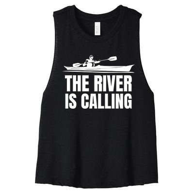 Sea Kayaking Kayaker With An Ocean Kayak Gift Women's Racerback Cropped Tank