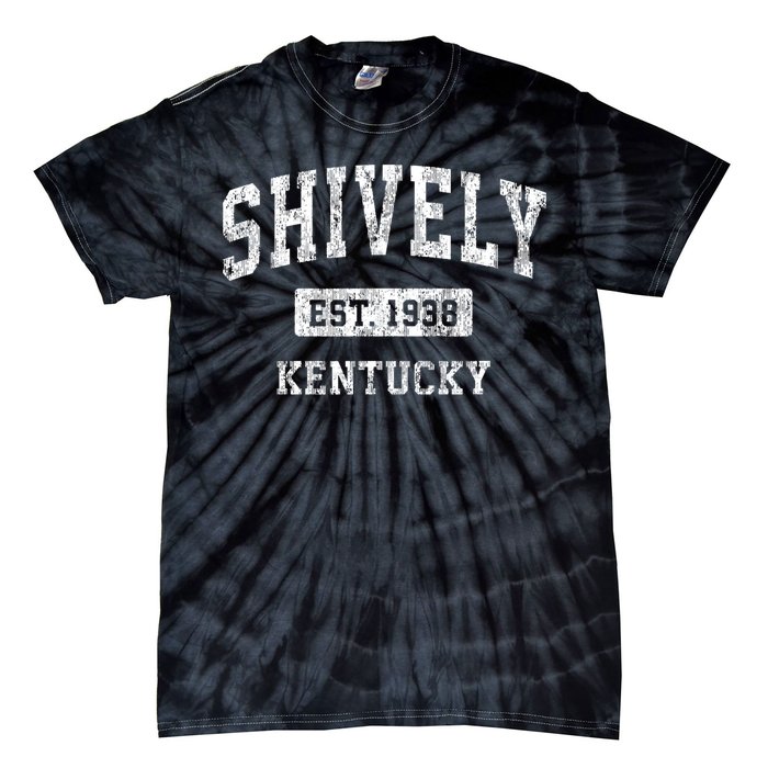 Shively Kentucky Ky Vintage Sports Established Tie-Dye T-Shirt