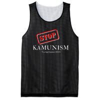 Stop Kamunism Kamala Harris 2024 Trump Vance Supporters Mesh Reversible Basketball Jersey Tank