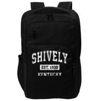 Shively Kentucky Ky Vintage Sports Established Impact Tech Backpack