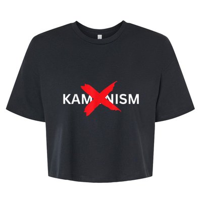 Stop Kamunism Kamala Harris 2024 Useless Kamala Harris Bella+Canvas Jersey Crop Tee