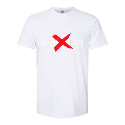 Stop Kamunism Kamala Harris 2024 Useless Kamala Harris Softstyle CVC T-Shirt