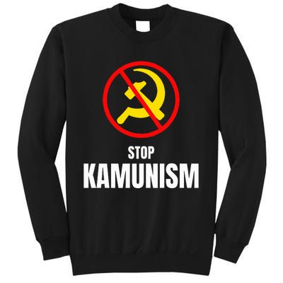 Stop Kamunism Kamala Harris 2024 Funny Parody Sweatshirt