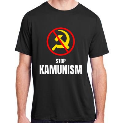 Stop Kamunism Kamala Harris 2024 Funny Parody Adult ChromaSoft Performance T-Shirt