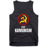 Stop Kamunism Kamala Harris 2024 Funny Parody Tank Top