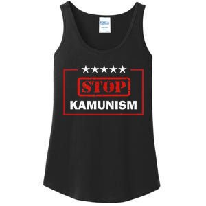 Stop Kamunism Kamala Harris 2024 Trump Vance Ladies Essential Tank