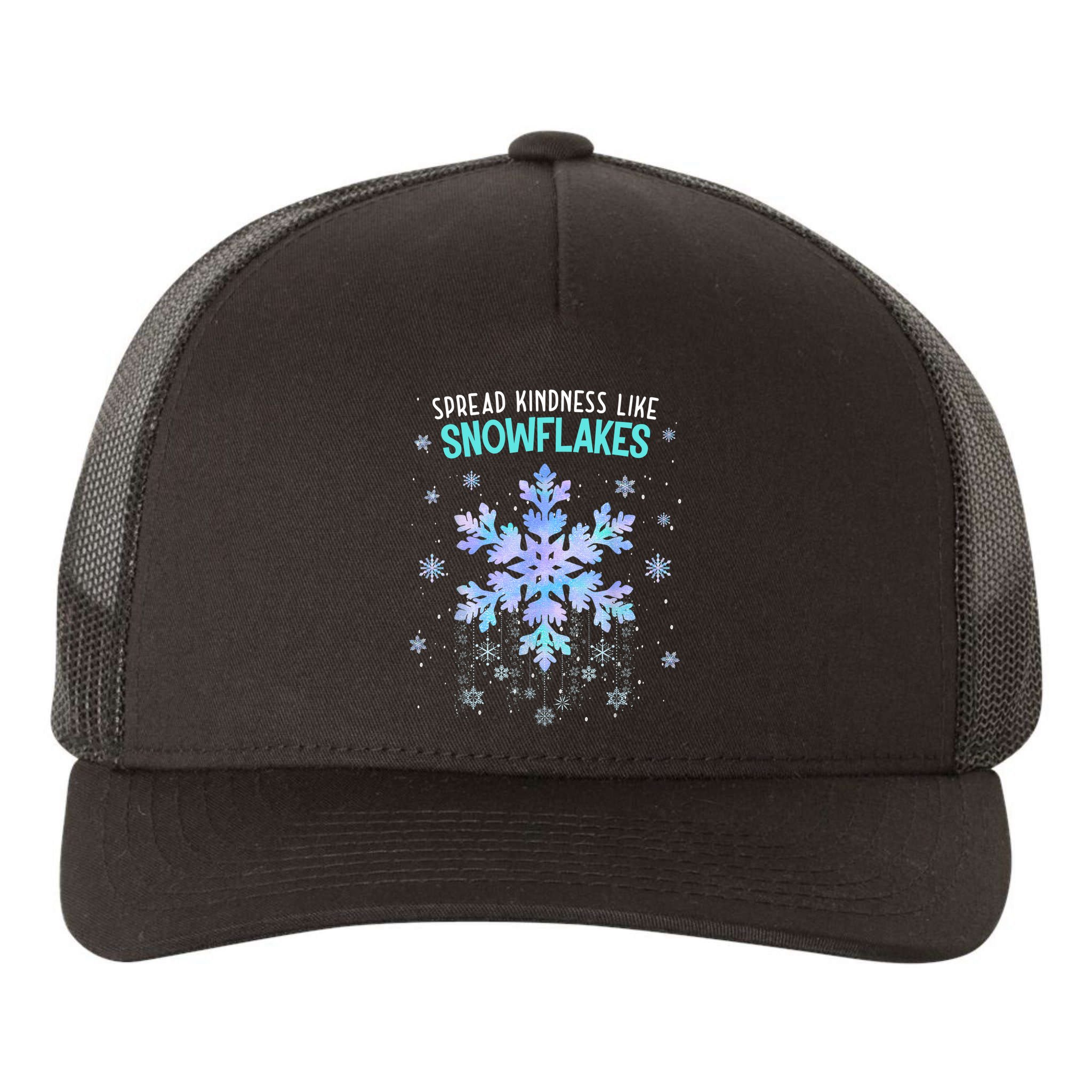 Spread Kindness Like Snowflakes Christmas Teacher Unity Day Yupoong Adult 5-Panel Trucker Hat