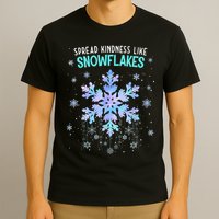 Spread Kindness Like Snowflakes Christmas Teacher Unity Day T-Shirt