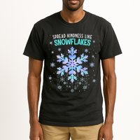 Spread Kindness Like Snowflakes Christmas Teacher Unity Day Tall T-Shirt