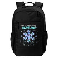 Spread Kindness Like Snowflakes Christmas Teacher Unity Day Backpack