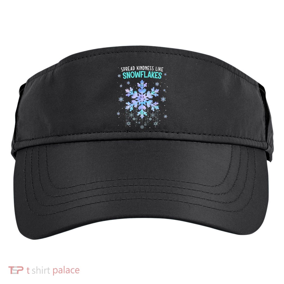 Spread Kindness Like Snowflakes Christmas Teacher Unity Day Adult Drive Performance Visor