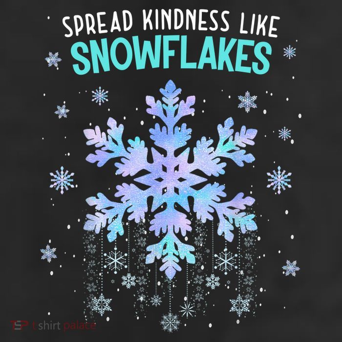 Spread Kindness Like Snowflakes Christmas Teacher Unity Day Adult Drive Performance Visor