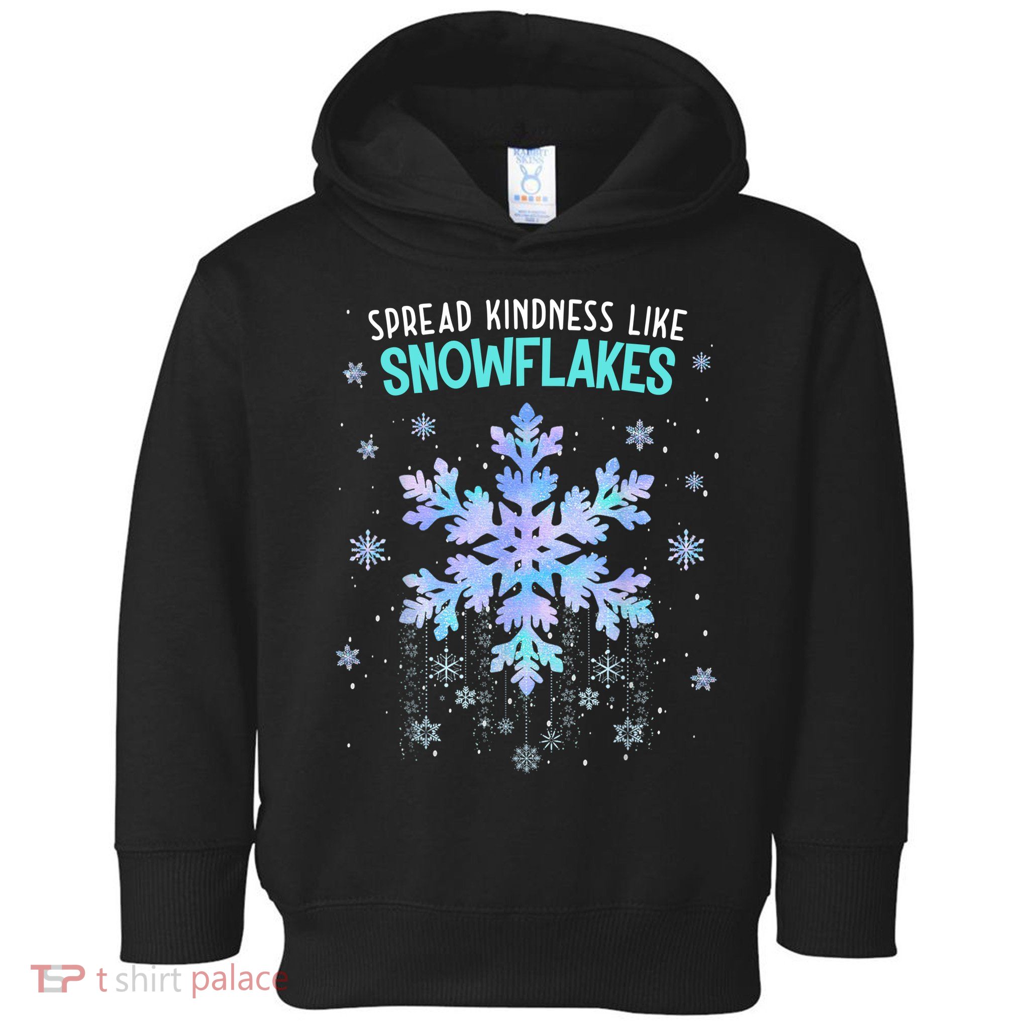 Spread Kindness Like Snowflakes Christmas Teacher Unity Day Toddler Hoodie