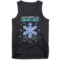 Spread Kindness Like Snowflakes Christmas Teacher Unity Day Tank Top