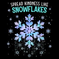 Spread Kindness Like Snowflakes Christmas Teacher Unity Day Wool Snapback Cap