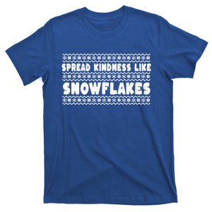 Spread Kindness Like Snowflakes Merry Christmas Funny Xmas Gift T-Shirt